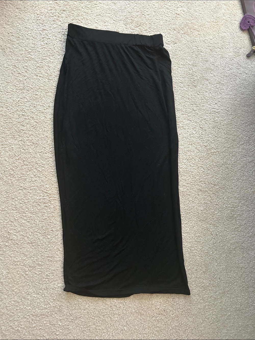 Amazon Black Maxi Pencil Skirt
